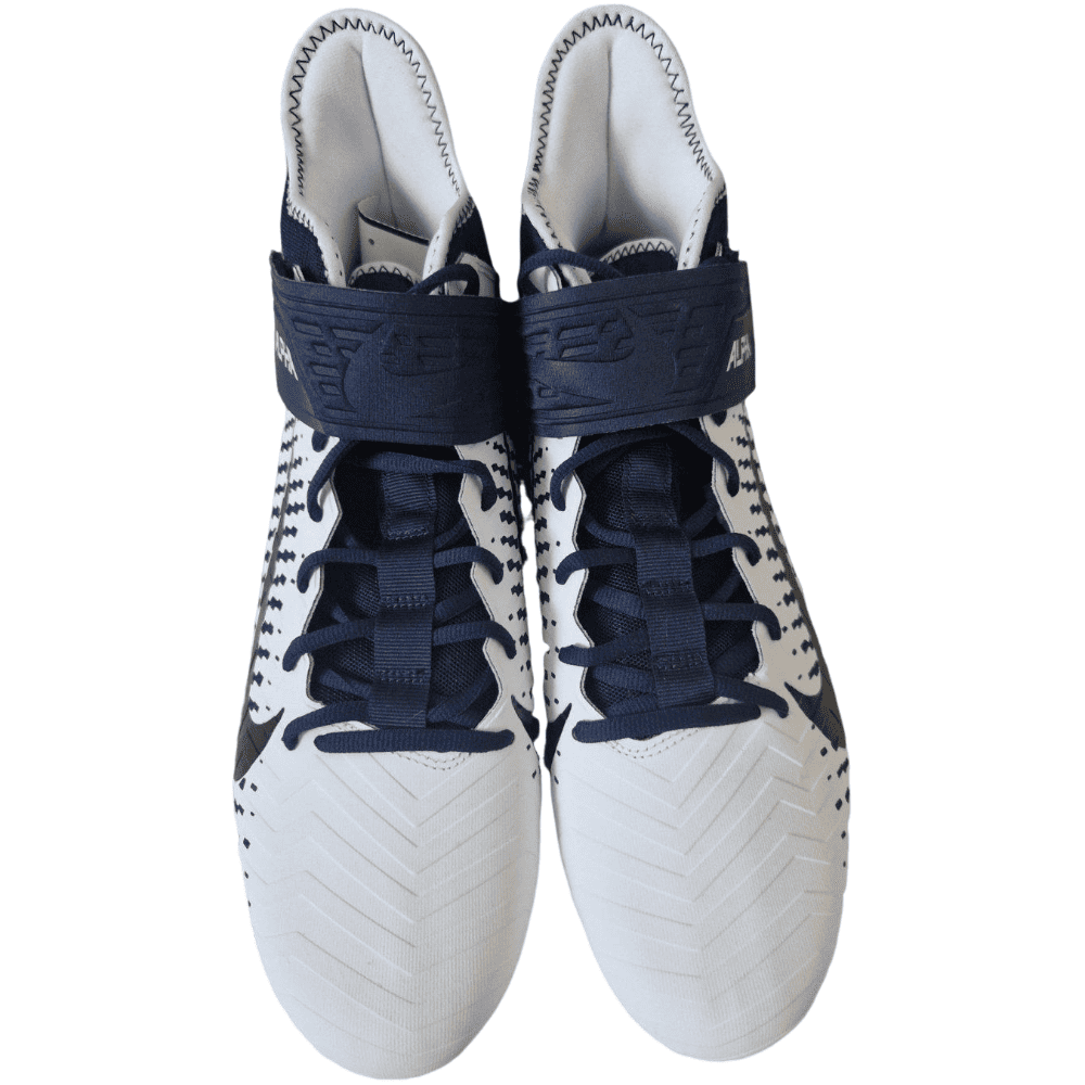 Playmaker Base: American Football Schuhe Nike Alpha Menace Pro 2 Mid Weiß-Navy Produktbild 2